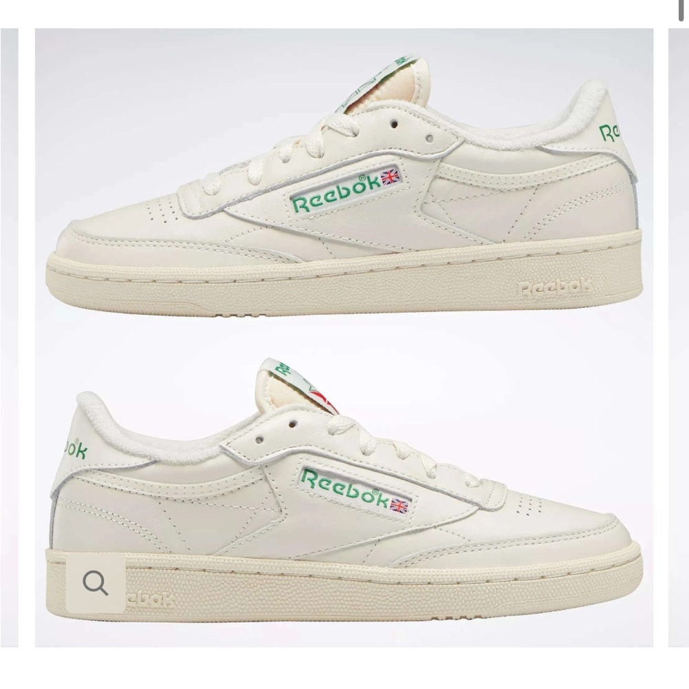 Reebok Women's Club C 85 Sneakers - Cream and Green